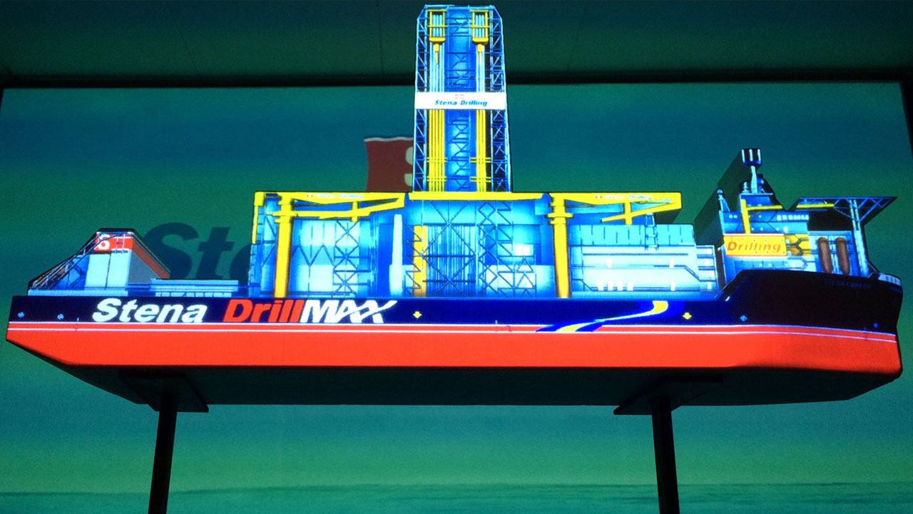 Stena Drillship 3D Projection Mapping